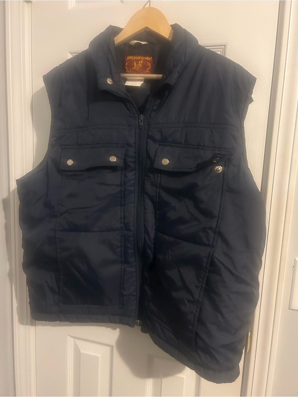 Vintage John Paul Goebel Designer Collection Quilted Insulated Puffer Vest
